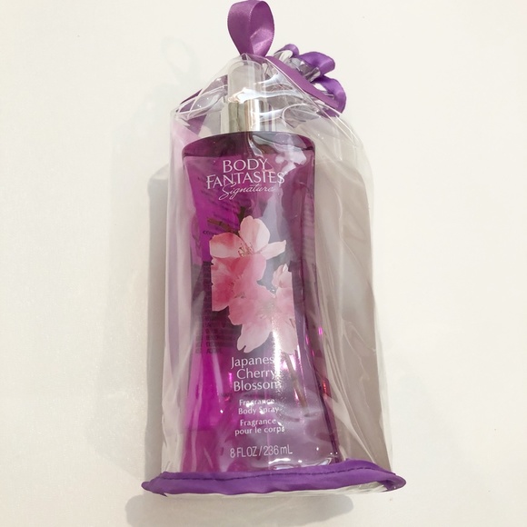 NEW Body Fantasies Luxury Gift Bag Cherry Blossom - Picture 2 of 7